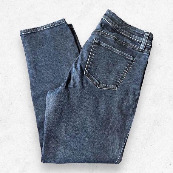 Talbots Flawless Five-Pocket Jean Women 4P Slim Ankle Curvy Dark Wash Blue Denim - Picture 11 of 11